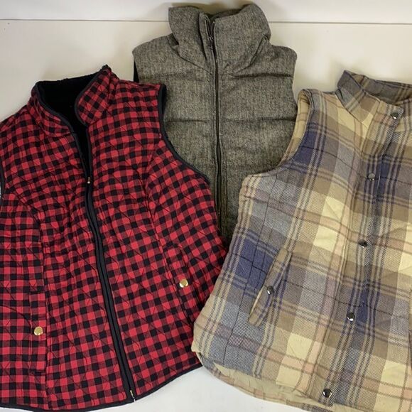 Puffer Vests (3) Thread & supply, Old Navy and Croft and Barrow Fisherman Core - Picture 1 of 9